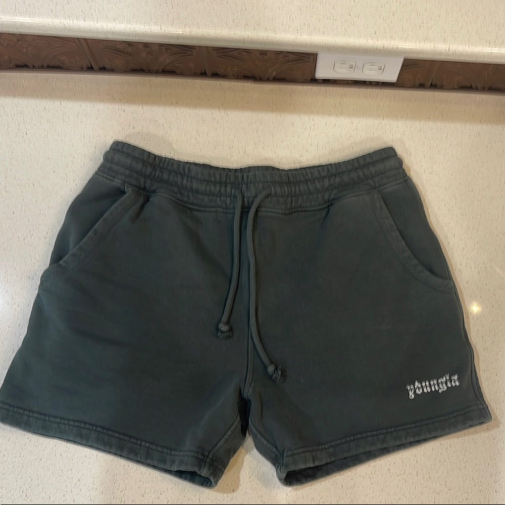 YoungLA Men's Athletic Shorts - Dark Gray